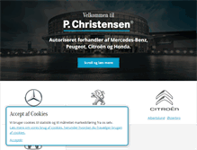 Tablet Screenshot of pchristensen.dk